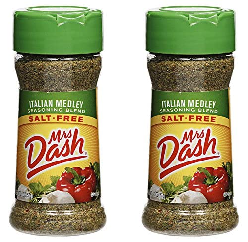 Mrs. Dash Italian Medley All Natural Salt Free Seasoning Blend (224493) 2  oz, Pack of 2