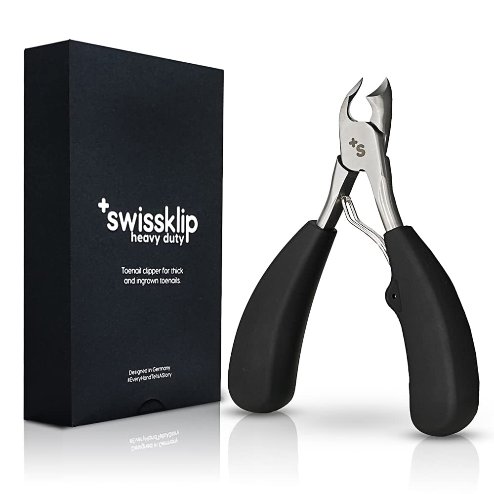 Swissklip Heavy Duty Toenail Clippers for Seniors Thick Toenails I  Professional Nail Clippers for Ingrown Toenail I Toenail Clippers for Thick  Nails I Nail Cutter as Toe Nail Clippers (1 Unit Pack)