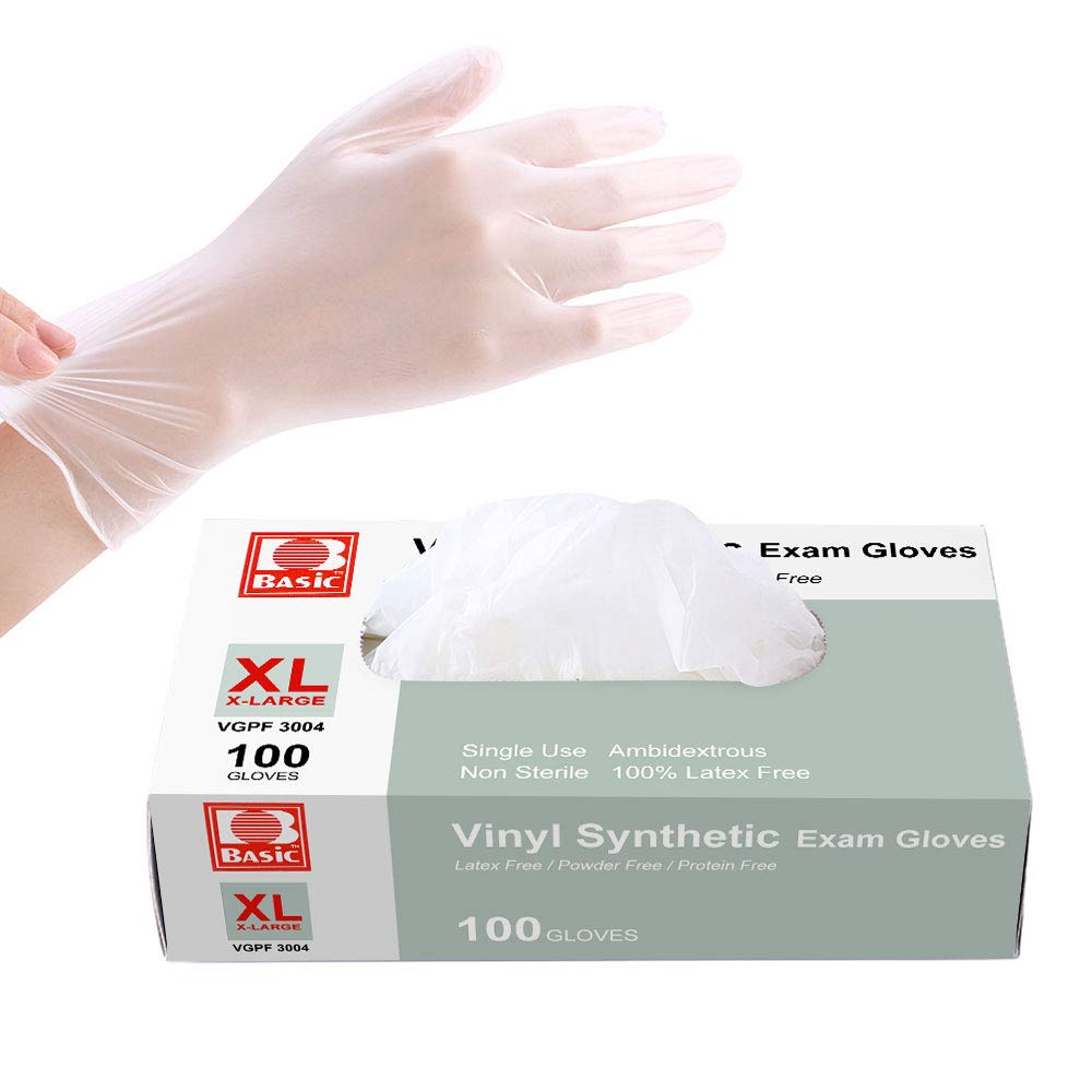 Cleaning, Food Handling Vinyl Gloves Powder Free (100 gloves) —  thatpaperstore