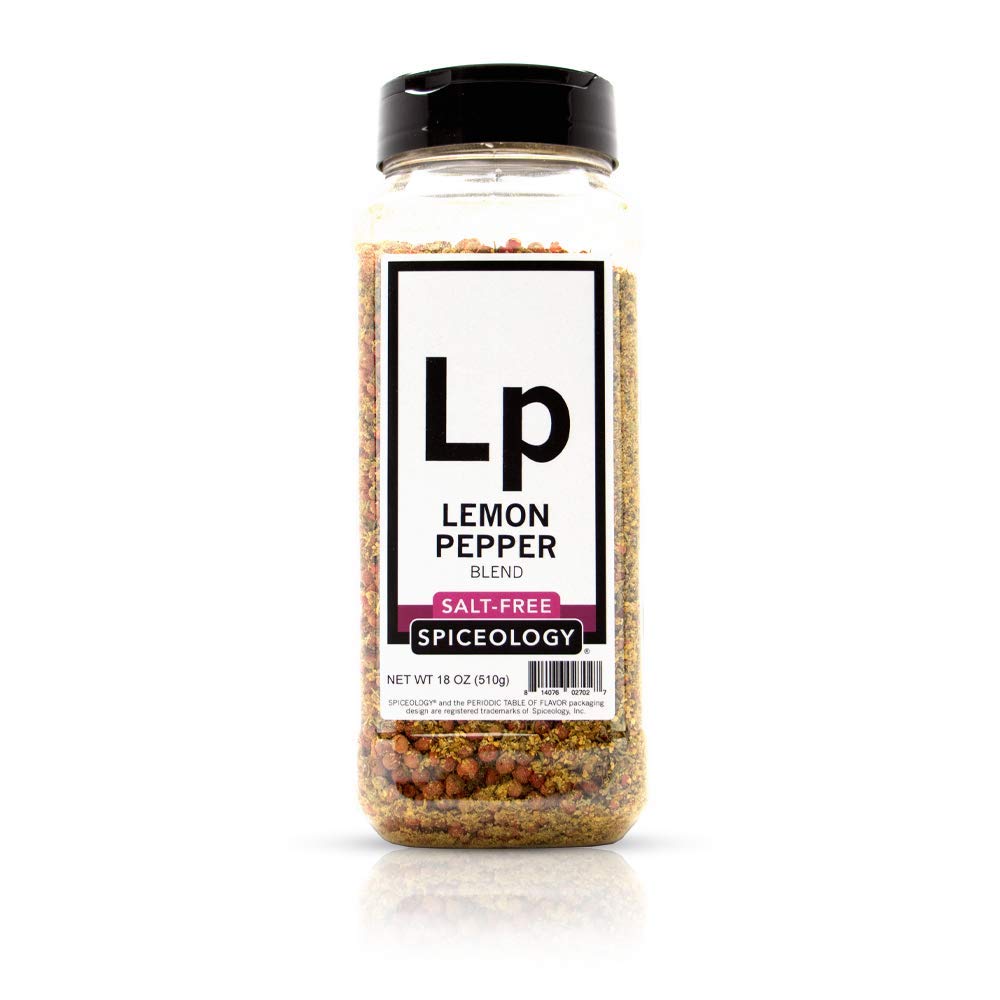 Spiceology - Lemon Pepper Salt-Free Seasoning - Use On: Chicken, Salmon,  Pasta and Veggies