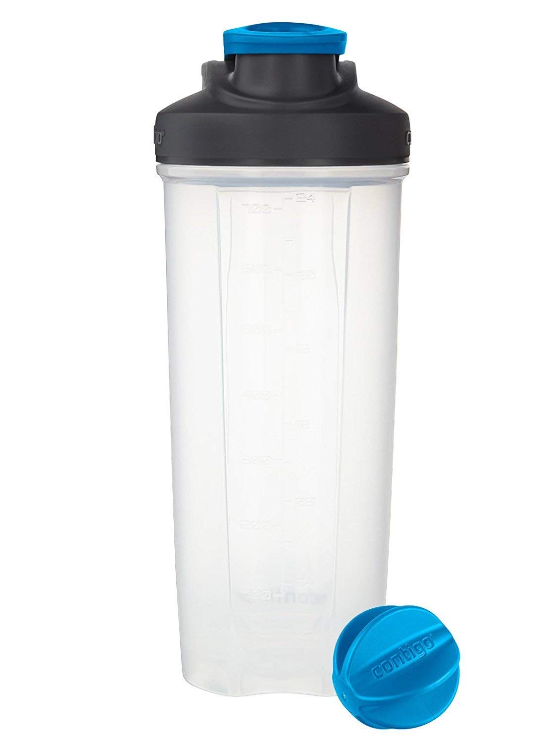 Contigo Shake & Go Fit Shaker Bottle 28 oz. Carolina Blue Snap Lid