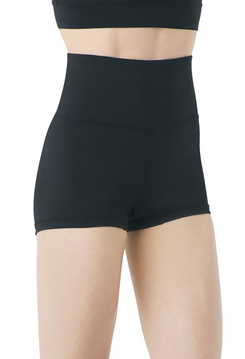 Balera FlexTek Shorts Womens Bottoms for Dance Girls High Rise