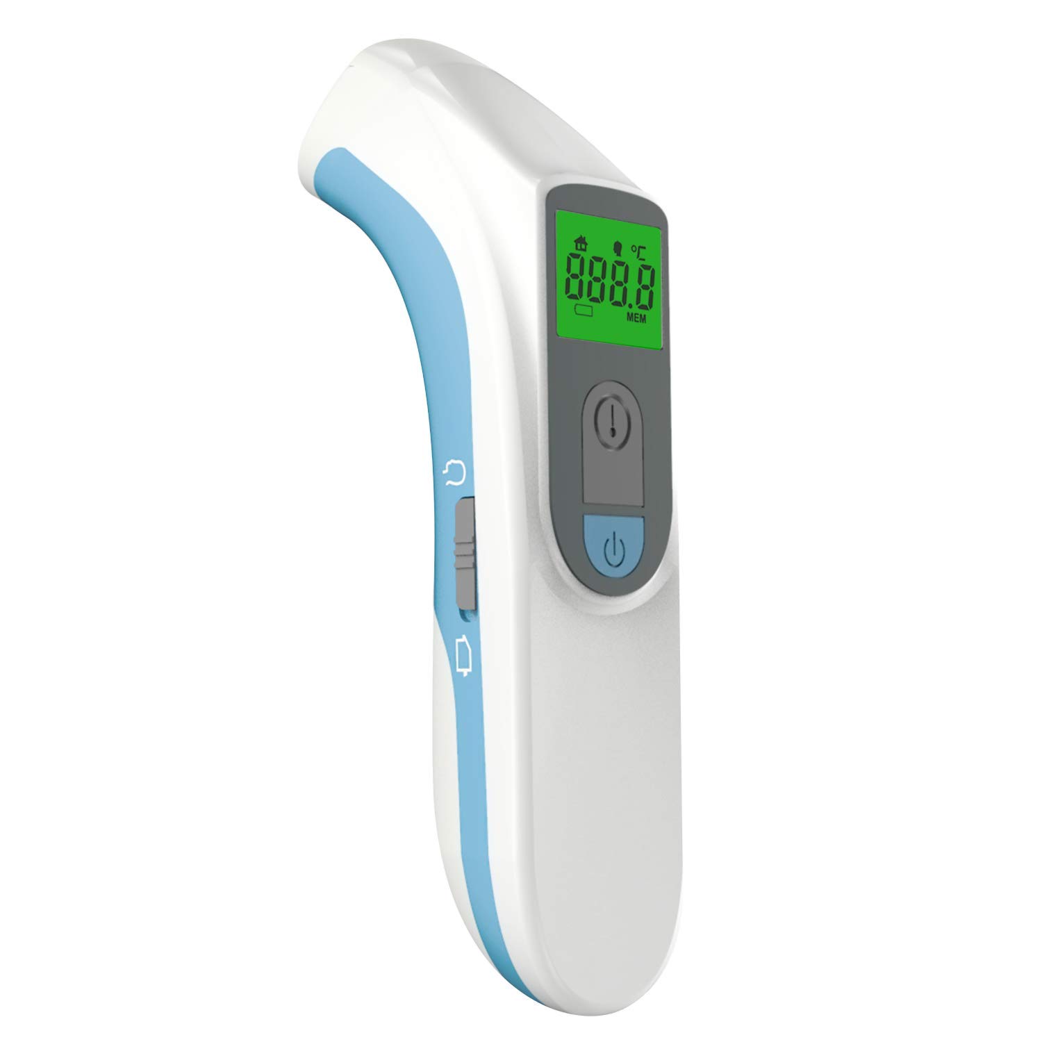  Jumper Medical Forehead Thermometer, Non Contact Thermometer  for Forehead and Object Surface Measurement with Instant Reading and Fever  Warning for Kids and Adults (Sky Blue) : Health & Household