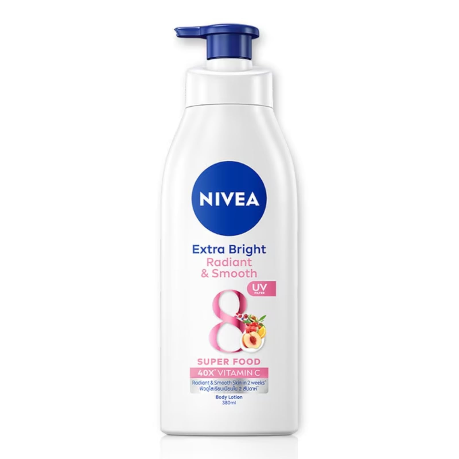 NIVEA Extra Bright Radiant & Smooth Body Lotion 380ml - 8
