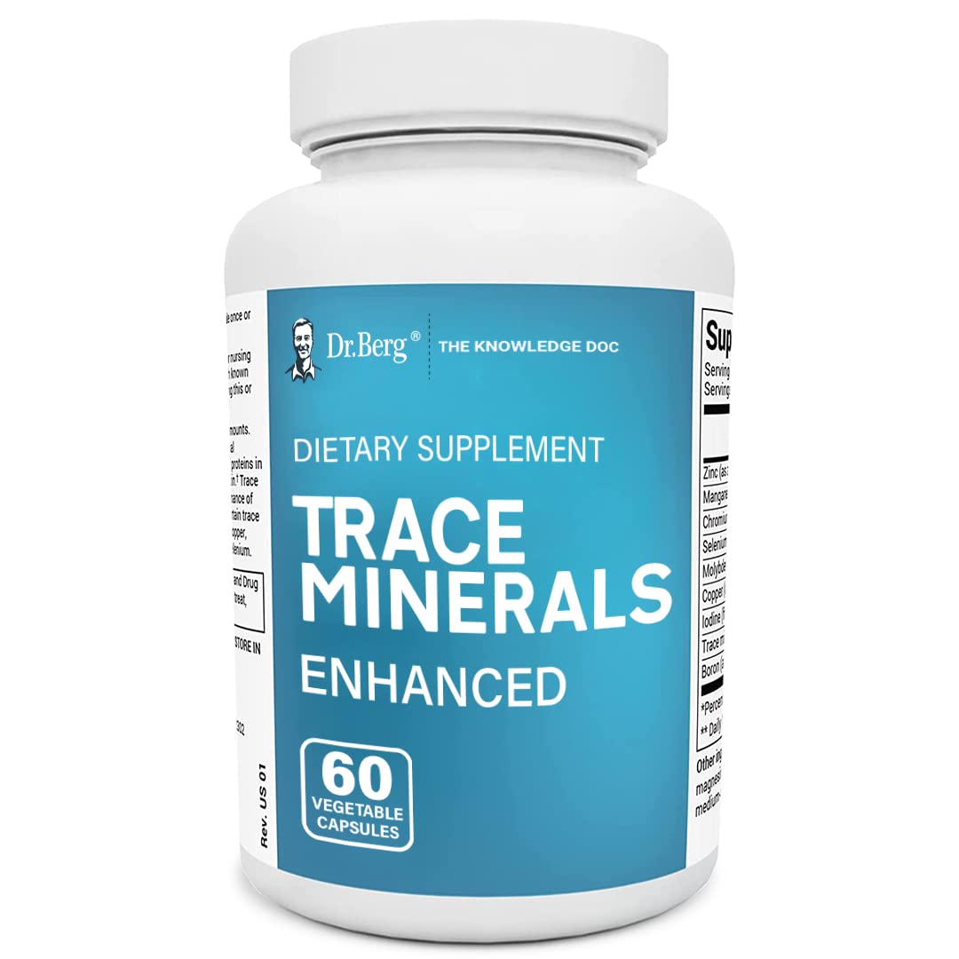 Dr. Berg's Trace Minerals Enhanced Complex Complete with 70+ Nutrient