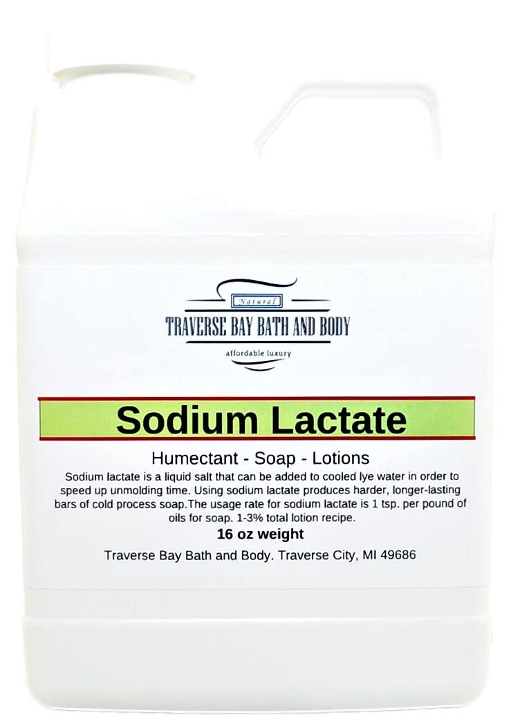 Sodium Lactate, 16 Oz, Safety Sealed Container. 60% Concentration