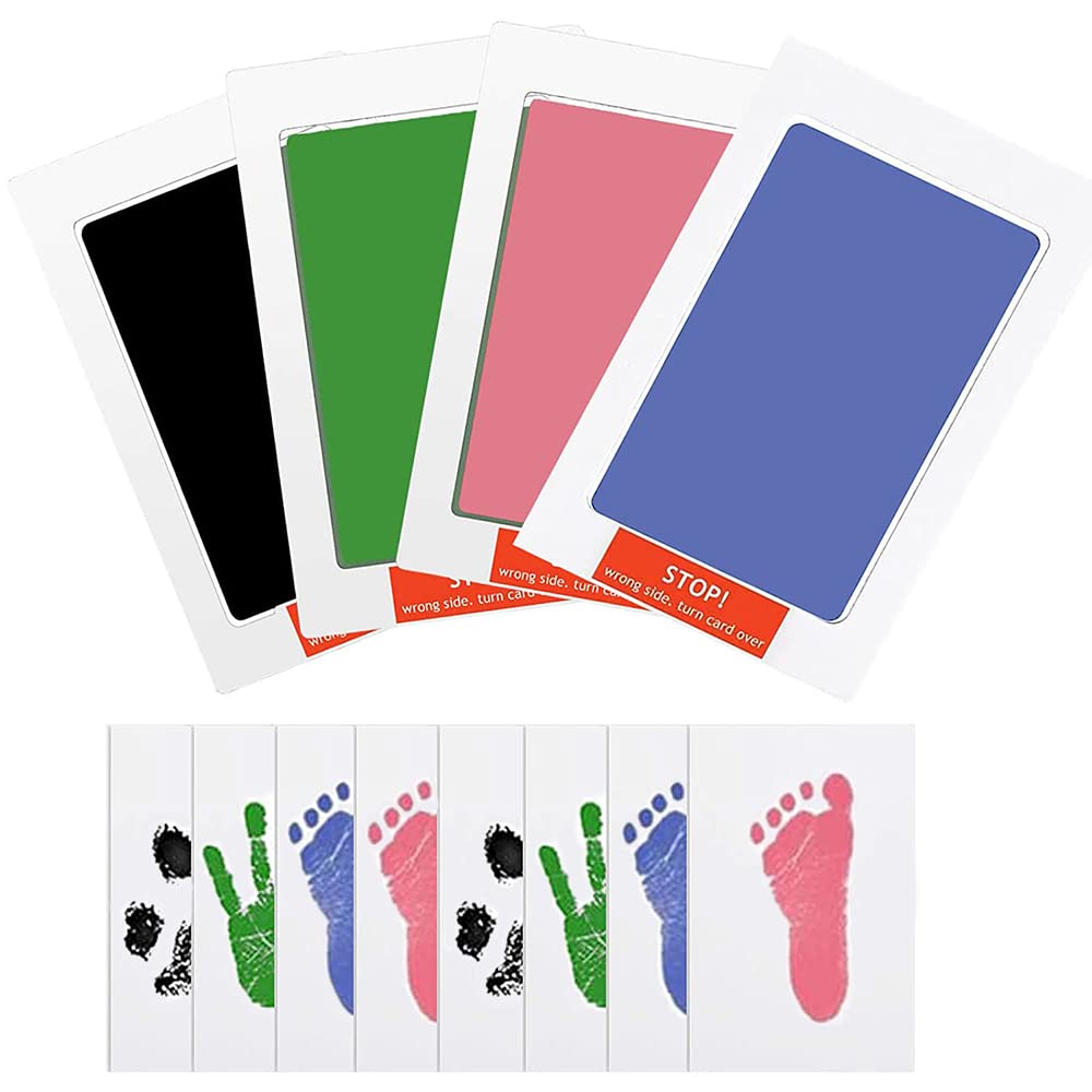 Footprint Handprint Ink Pad & Cards For Baby Or Pet Paw Print