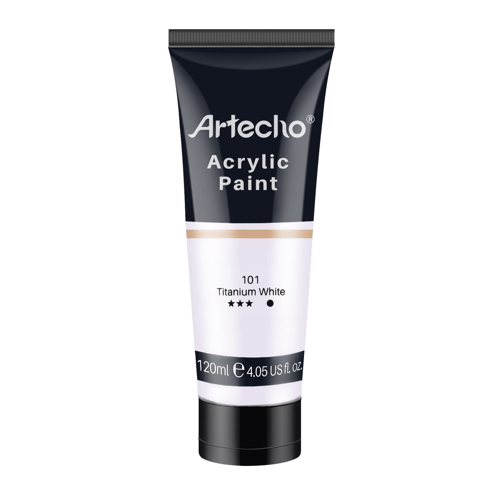 Artecho Professional Acrylic Paint Titanium White ( 120ml / 4.05oz