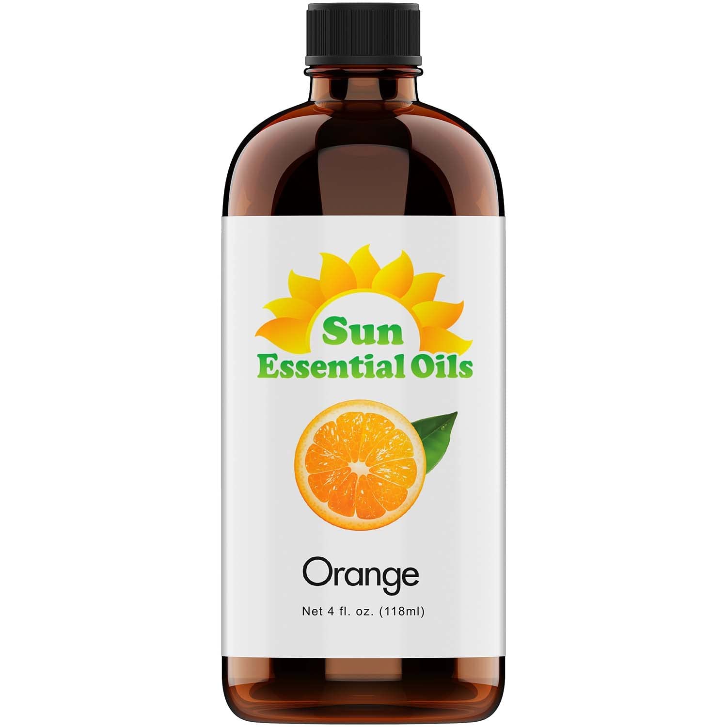 Sun Essential Oils 4oz - Orange (Sweet) Essential Oil - 4 Fluid Ounces