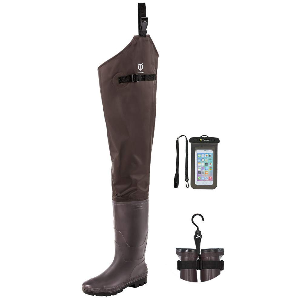 TIDEWE Hip Wader Lightweight Hip Boot for Men and Women2-Ply