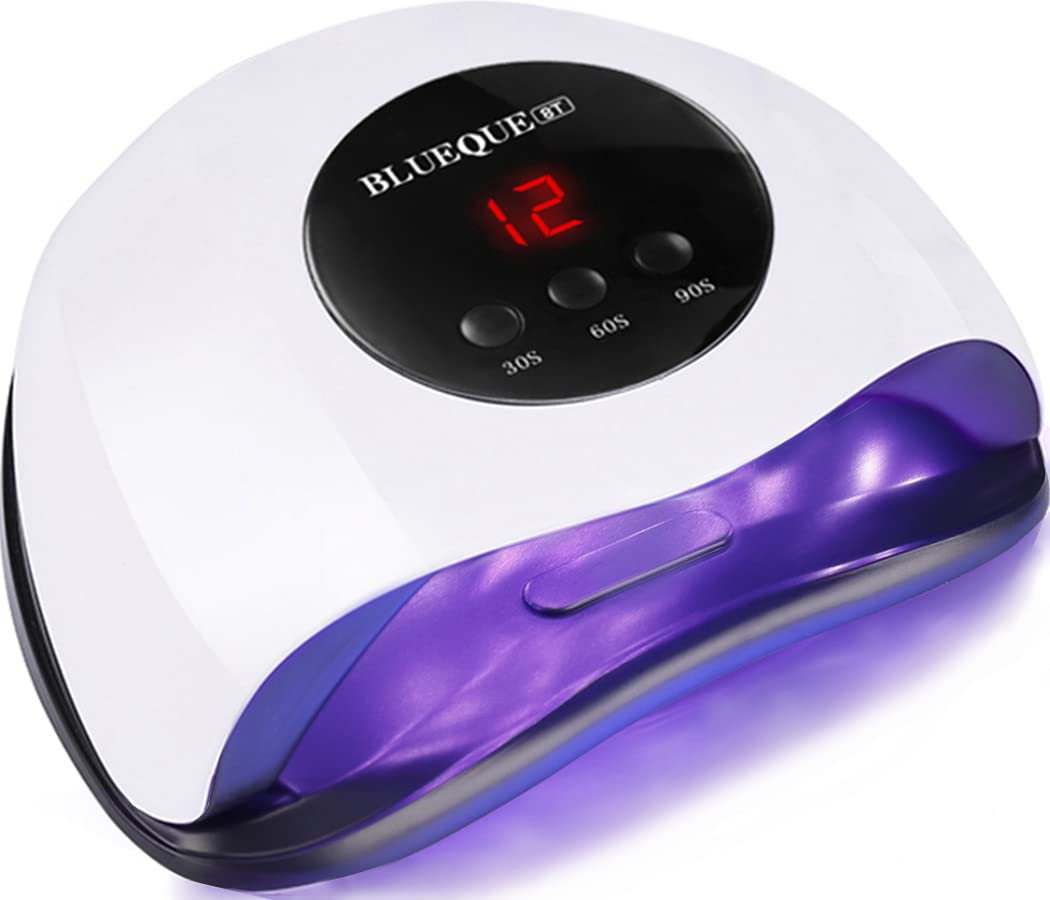 Nail Dryer, 48W UV LED Nail Lamp, with Automatic Sensor, Portable UV Light  for Gel Nail Polish, Quick-drying, 3 Timer Setting