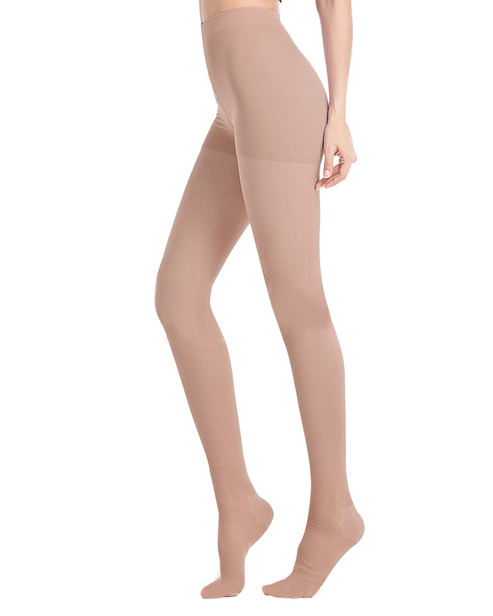Slimming Compression Footless Tights - 3 Pair Pack