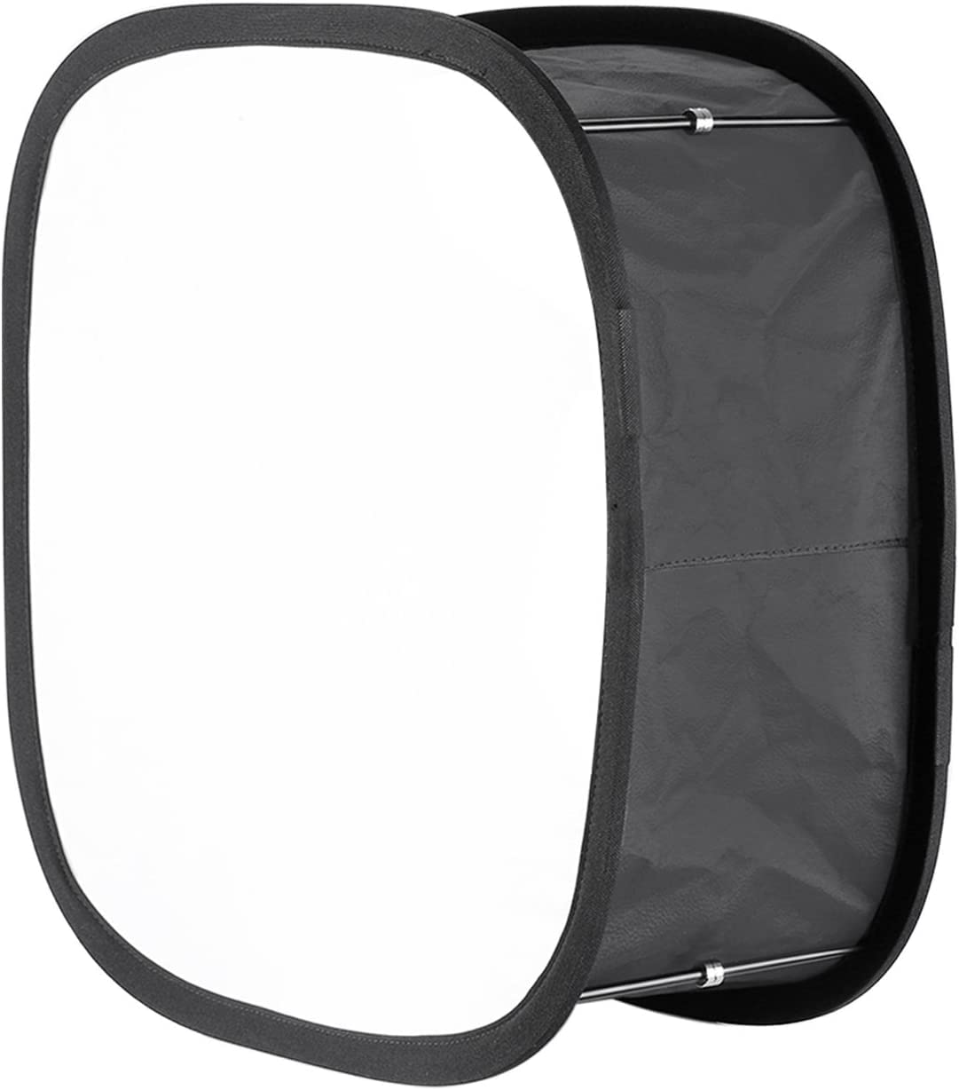 Neewer LED Light Panel Softbox for 660/530/480 LED Light - Outer 16.3'' x  6.5'', Inner 9.8'' x 8.7'', Foldable Light Diffuser with Strap Attachment  and Bag for Photo Studio Portrait Video Shooting Black