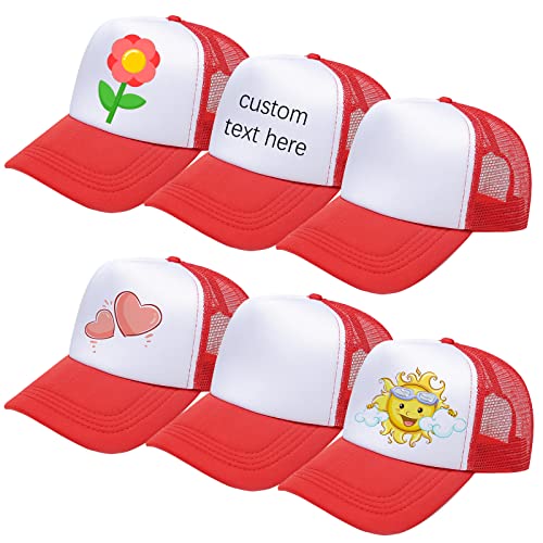 6 Pack Trucker Hat for Kids Sublimation Blank Hats Algeria
