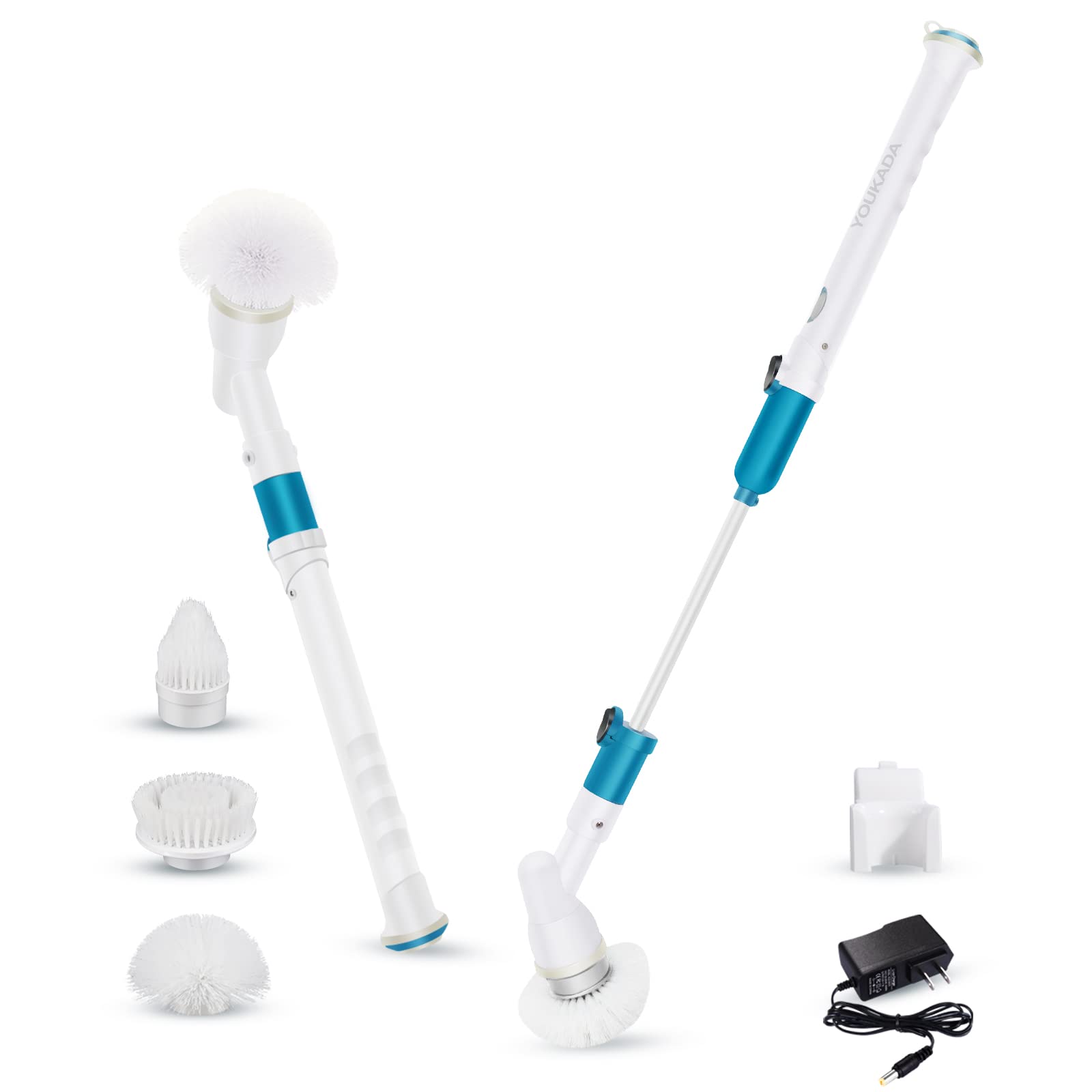 Extendable Cordless Power Scrubber For Bathrooms & Kitchen - Inspire Uplift