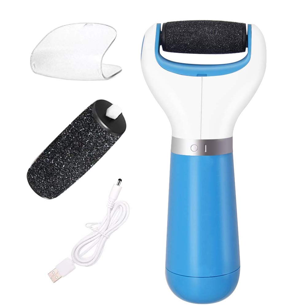 2 Rolling Electric Callus Remover - Usb Rechargeable Foot File For