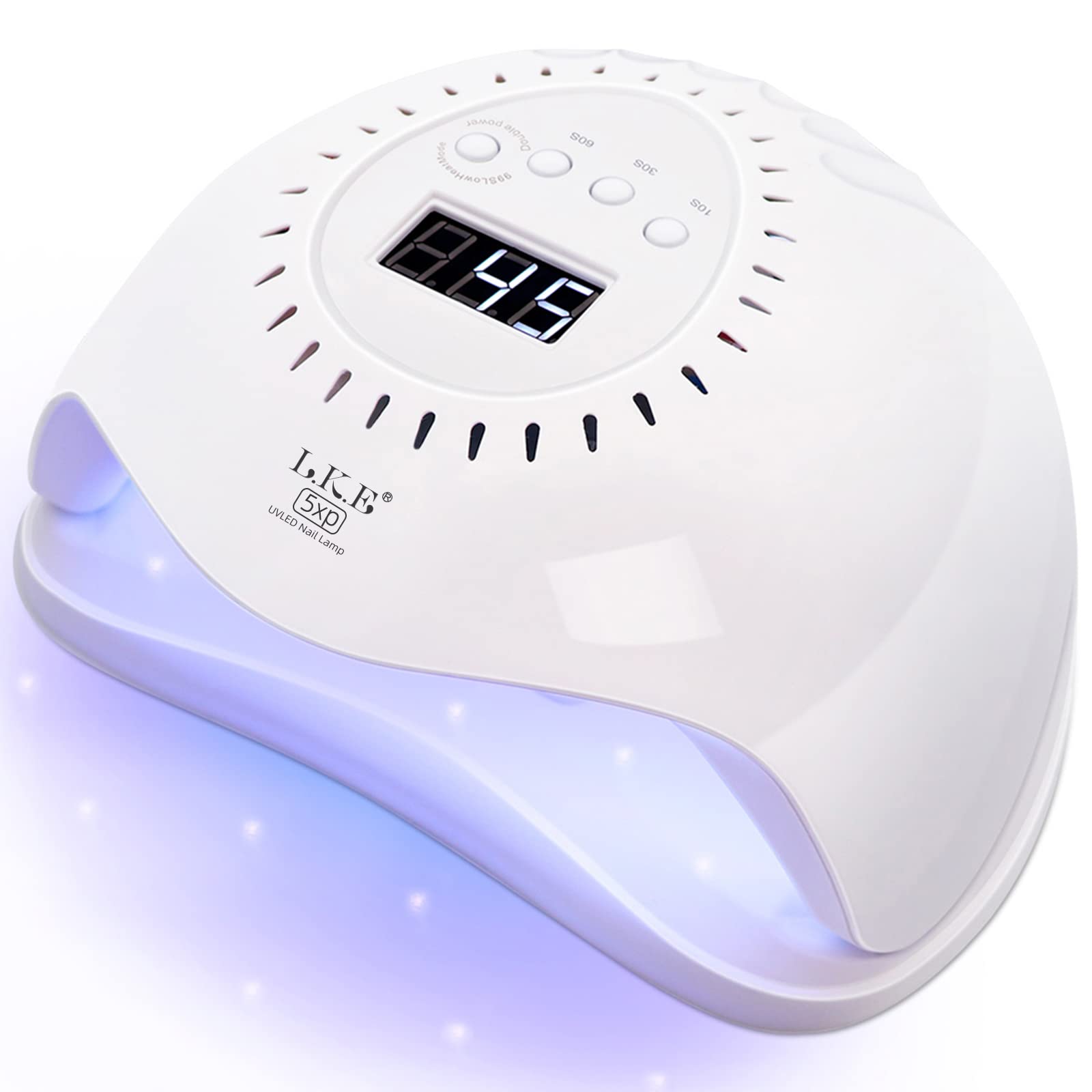 UV LED Nail Lamp 168W Quick-Drying Nail Dryer with 4 Timers Automatic  Sensor UV Light