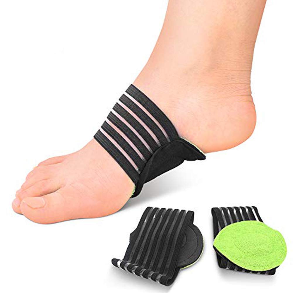 Arch Support Brace (Pair) Plantar Fasciitis Gel Strap for Men and Woman ...