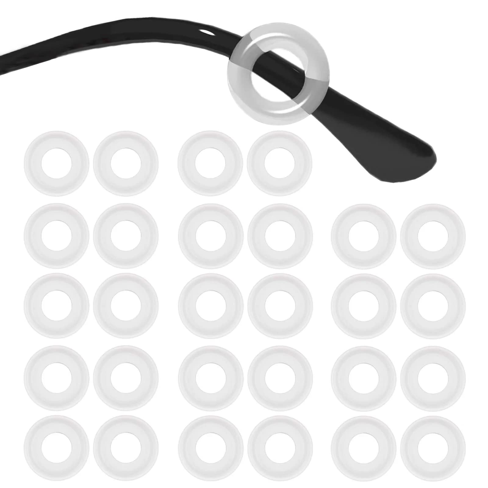 thumbnail image 2 of Eyeglass Ear Grips Eyeglass Ear Cushions Eyeglasses Anti Slip Retainer 2 of 12