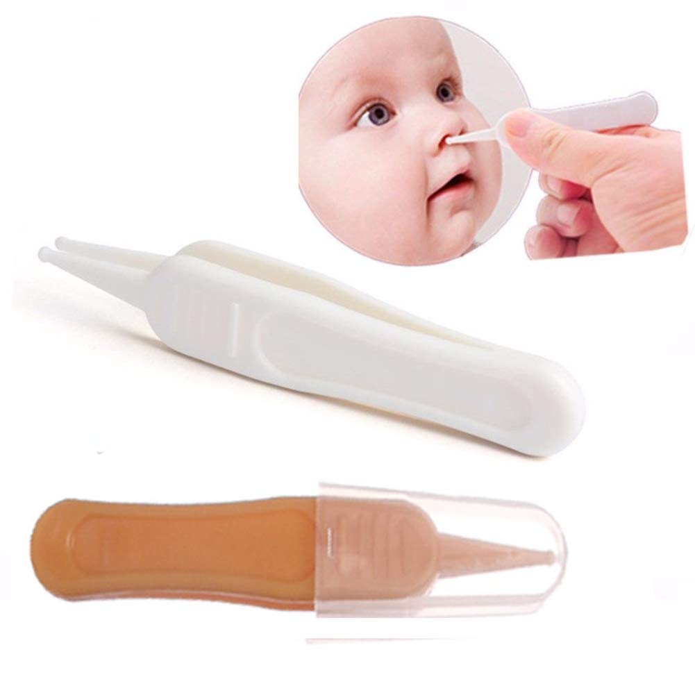 Round-Head Baby Ear Ear/Nose Navel Cleaner Clip Tool Nose Picker with  Storage Box 