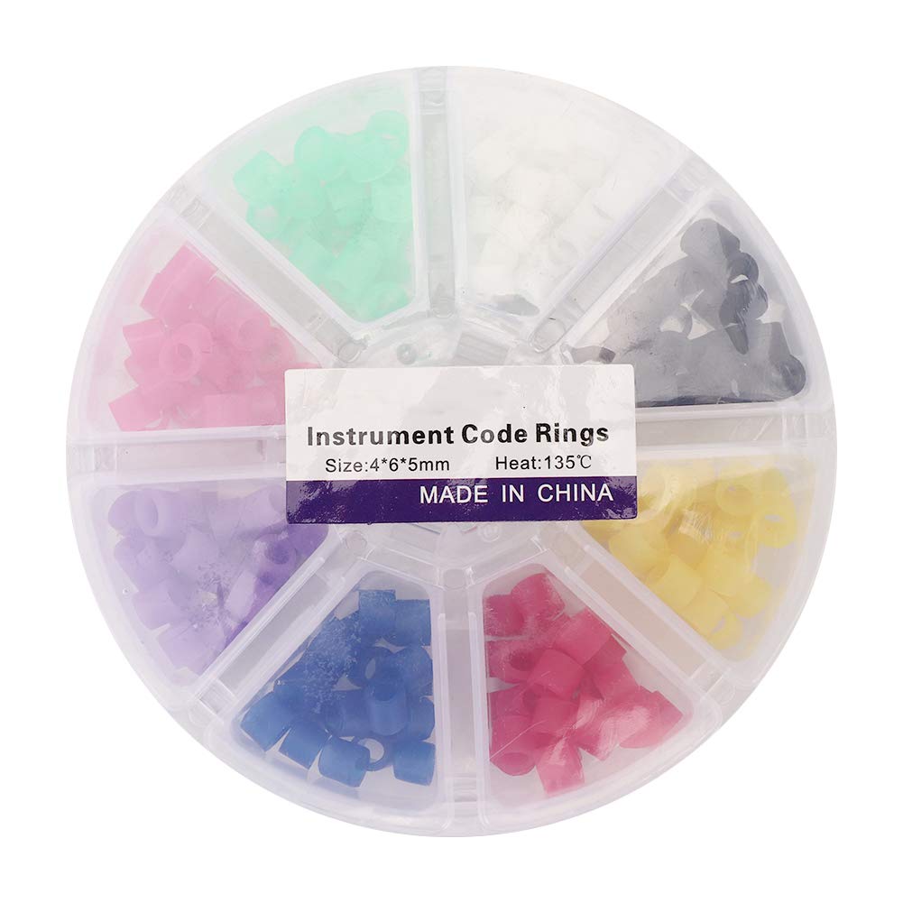 160 Pieces Orthodontic Color Code Rings - Autoclavable Silicone Dental ...