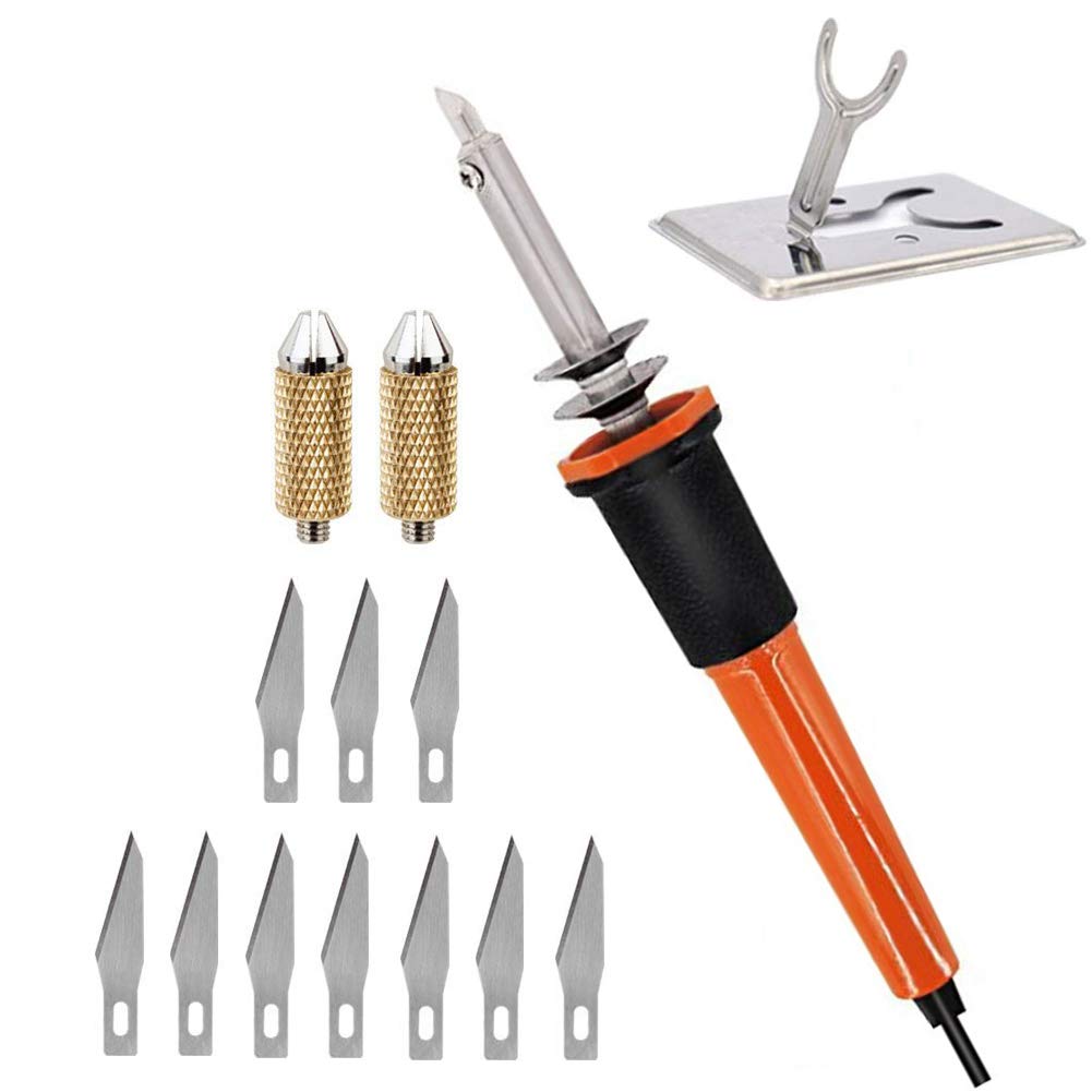 Handheld Electric Hot Cutter Heat Cutting Tool with 10 Blades
