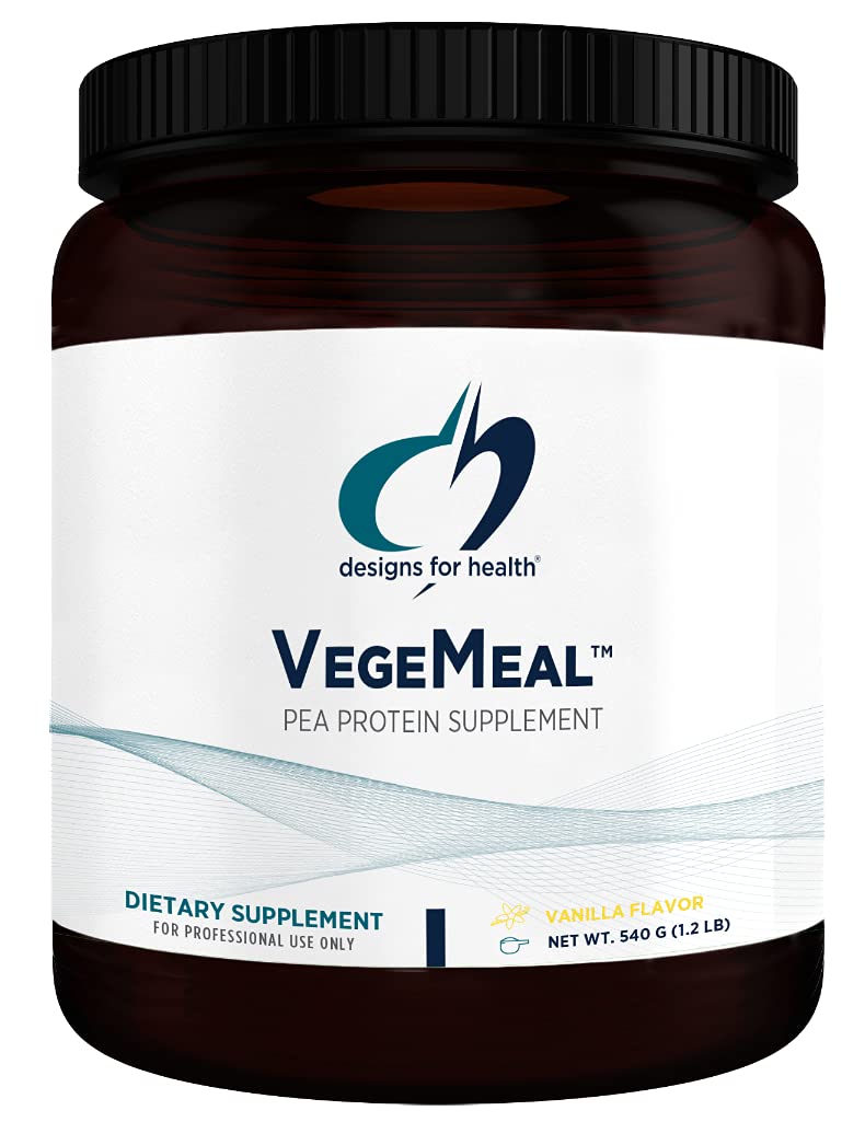 Designs for Health VegeMeal NonDairy Pea Protein Meal Supplement