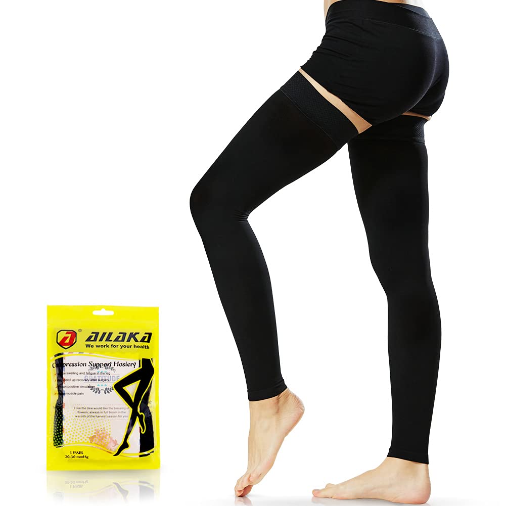 Ailaka 20-30 mmHg Compression Leg Sleeves for Women and Men