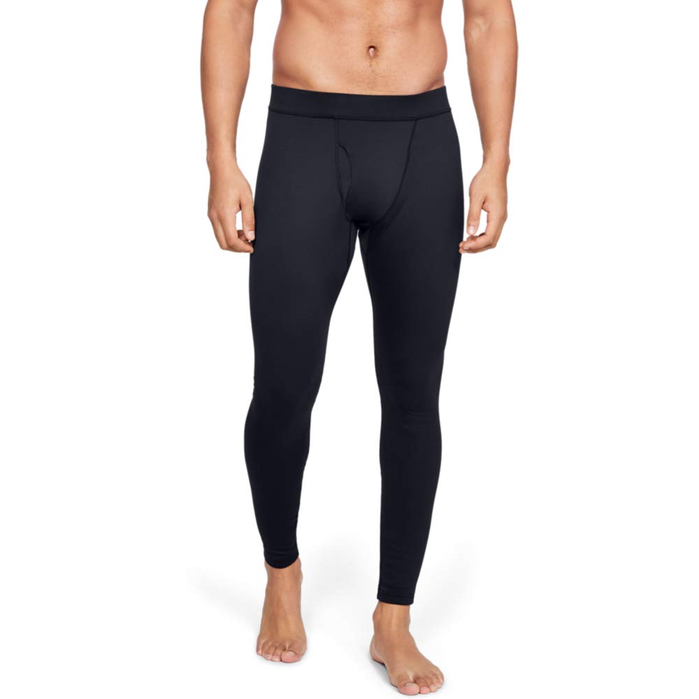 Under Armour mens Packaged Base 3.0 Leggings Black (001)/Pitch Gray Large