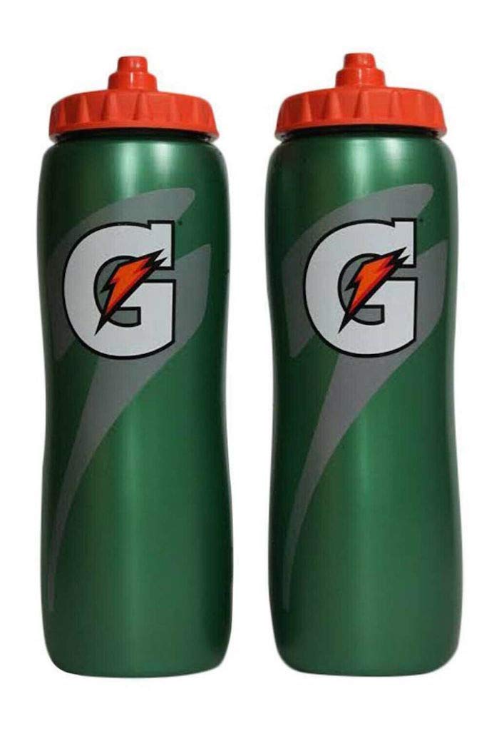 Gatorade 32 Oz Squeeze Water Sports Bottle - Pack of 2 - New Easy Grip  Design