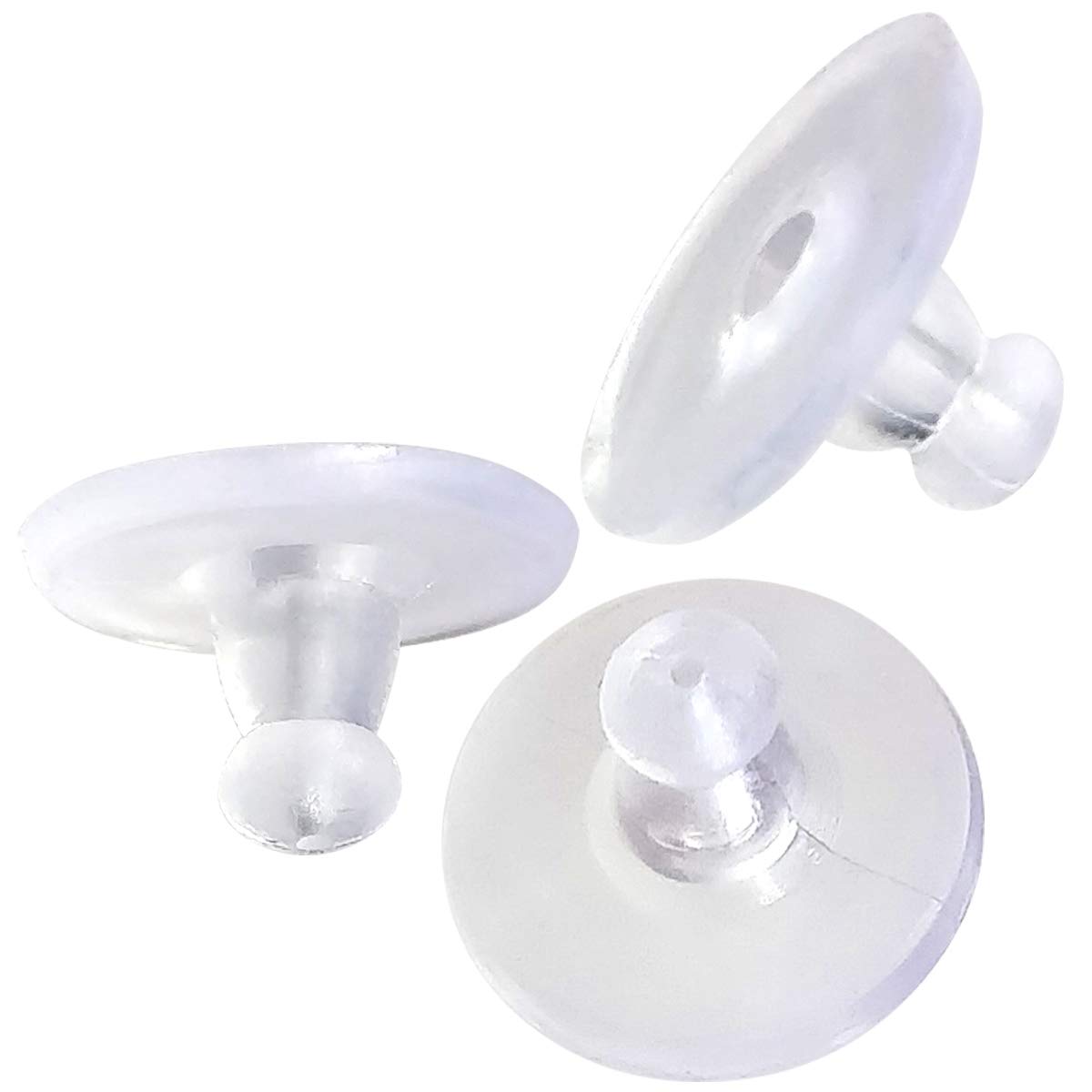 Silicone Rubber Earring Pin Back Stoppers Copper Ring - Temu