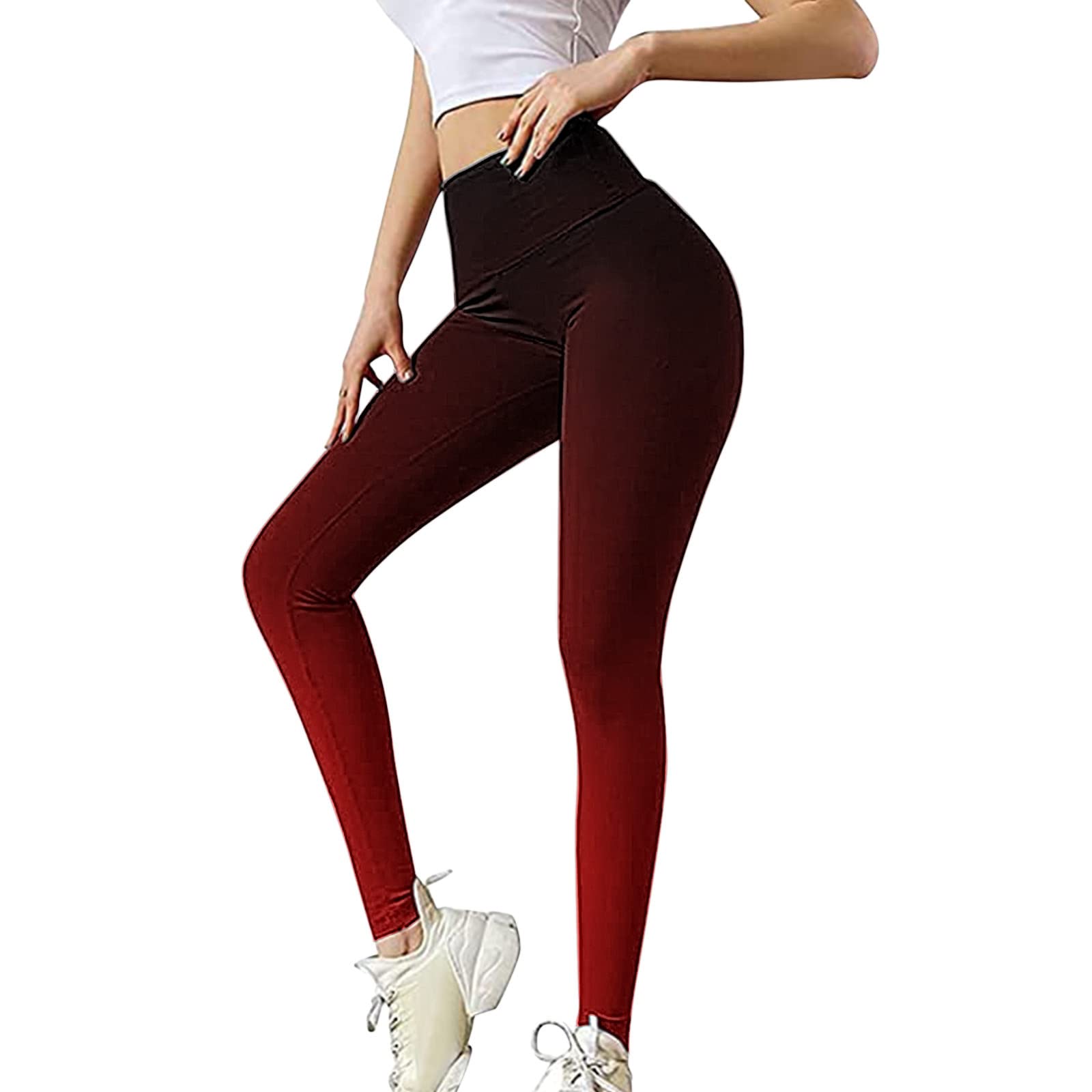 Womens High Waisted Jeggings Skinny Butt Lifting Bow Knot Tights