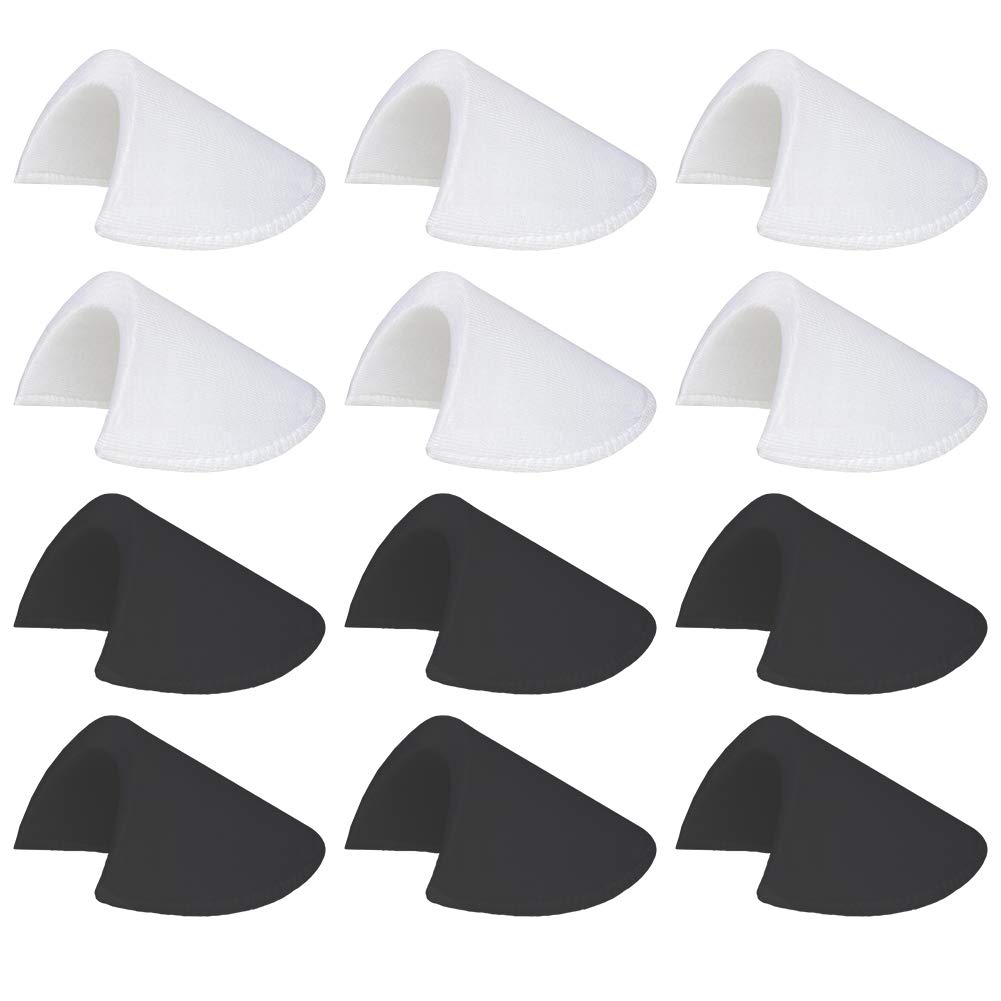 Shoulder Pads for Womens Clothing 2 Pair Soft Foam Padded Self Adhesive  Shoulder Pad Soft Covered Sewing Foam Pads Sewing Accessories for Blazer  Clothes Craft DIY(Black)