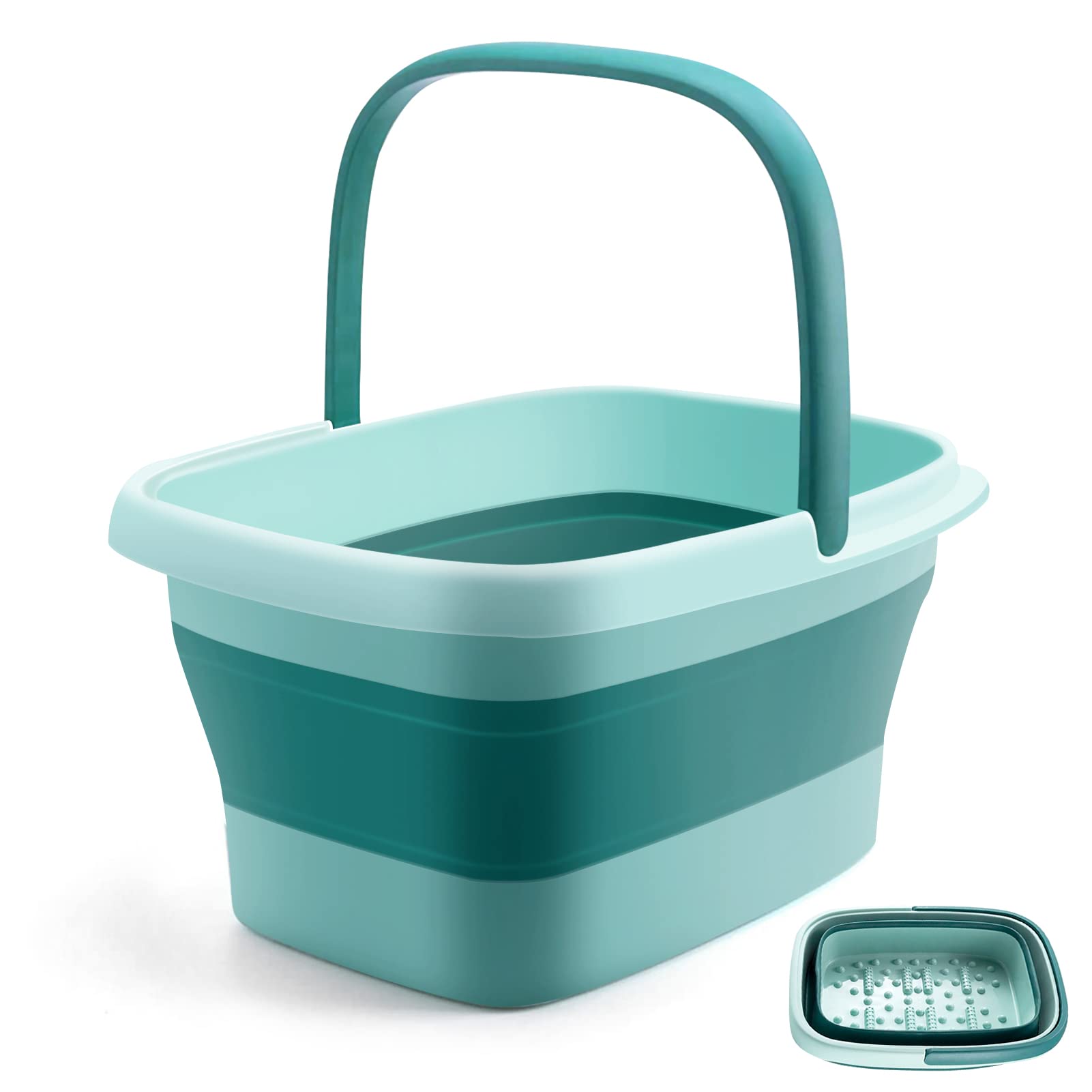 Collapsible Foot Bath Basin for Soaking Feet 15L/4 Gallons Foot