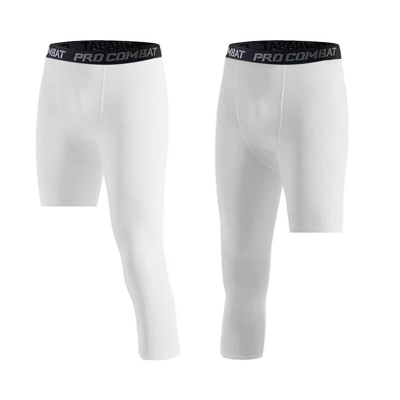 Blaward Mens Boys Compression Pants with Knee Pads 3/4 Capri Sport Tights  Basketball Athletic Base Layer Workout Leggings Black - Yahoo Shopping