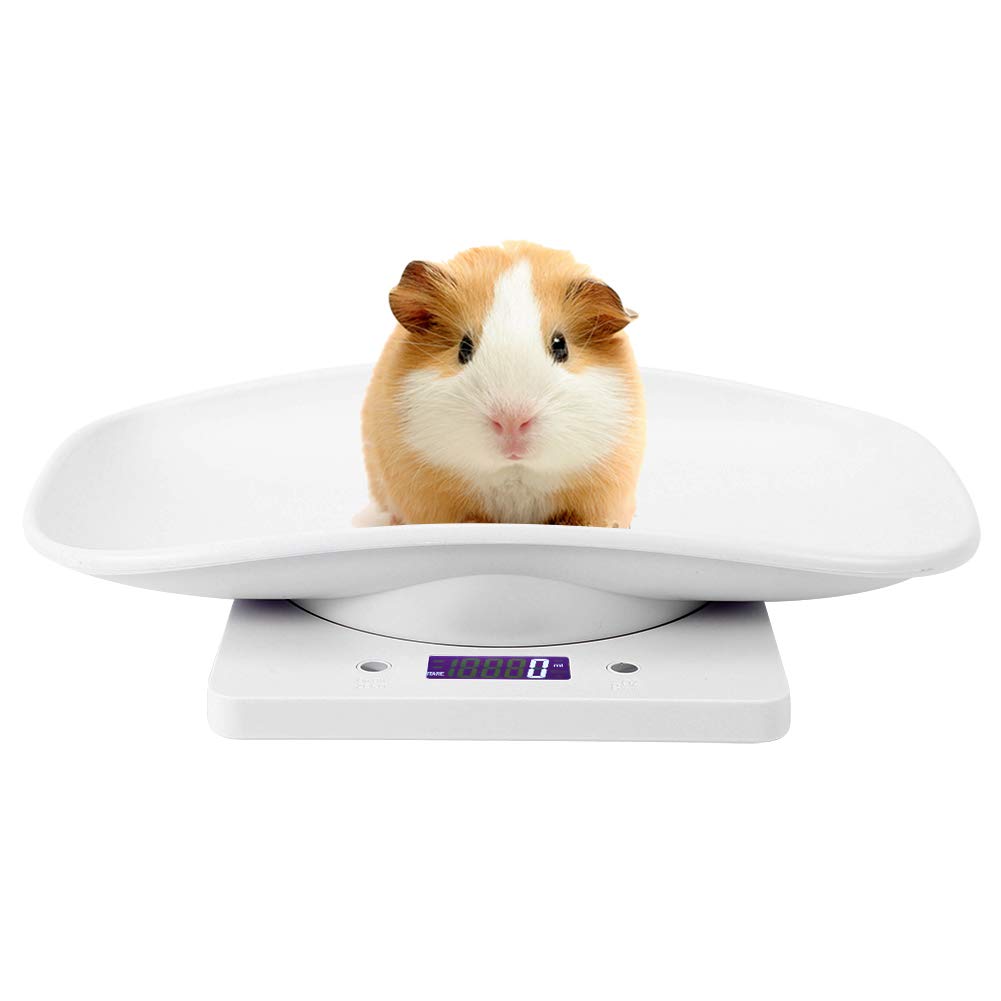 TOPINCN Pet Scale,10kg/1g Digital Small Pet Weight Scale for Cats