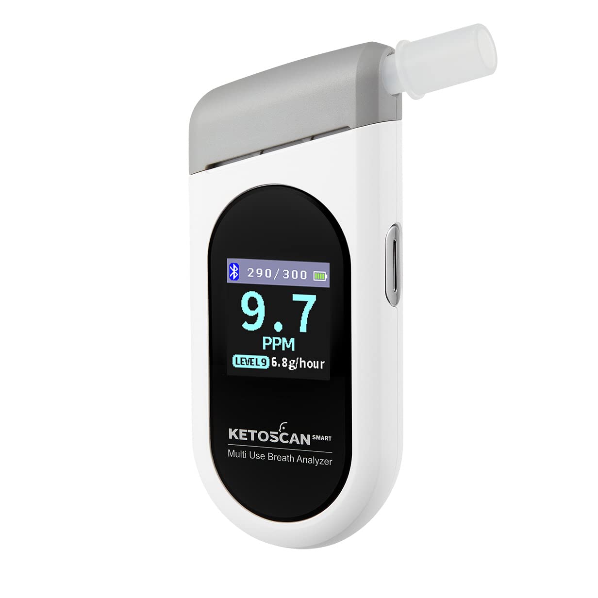 [HSA/FSA Eligible]KETOSCAN Smart Breath Ketone Meter, Diet & Fitness  Tracker | Monitor Your Fat Metabolism, Level of Ketosis on Low carb,  Ketogenic or