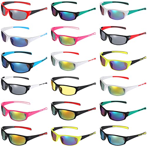 Konohan 9 Pairs Polarized Sports Sunglasses Driving Shades Running Sunglasses for Men Polarized Tactical Sunglasses