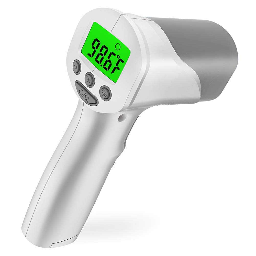 Touchless Thermometer for Adults Famidoc Non Contact Infrared Thermometer  for Kids and Baby No Touch Infrared Forehead Thermometer for Fever Smart  Temperature with Digital LCD Display Instant Results