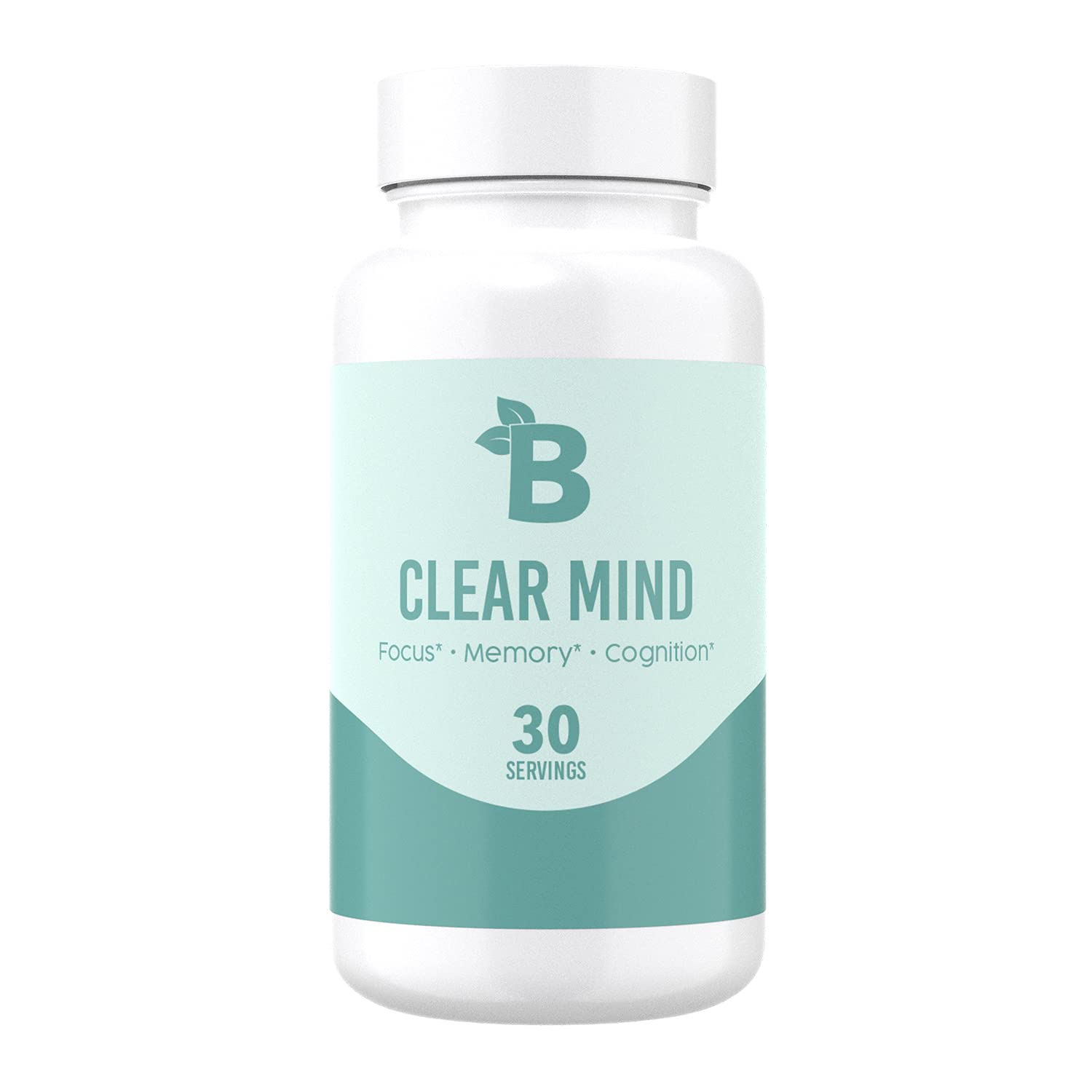Bloom Nutrition Clear Mind, Nootropic Brain Booster Supplement with Lions  Mane Mushroom Alpha GPC Ginseng Ginkgo Bilboa & Rhodiola Rosea, Supports  Mental Clarity Memory & Focus