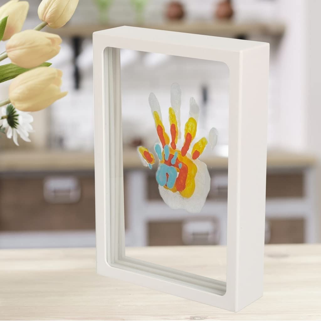 Family Handprint Kit, Paint Craft DIY Baby Keepsake Frame, Non