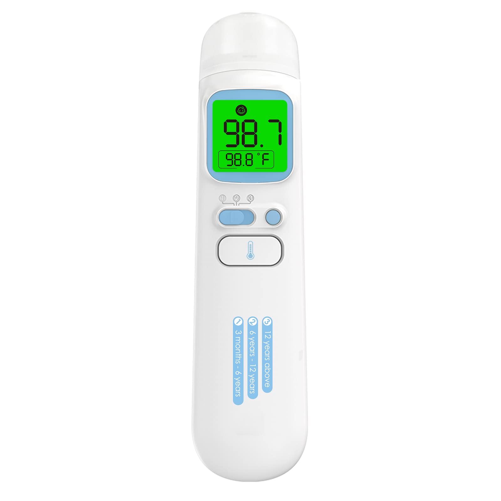 Chooseen Infrared Thermometer for Adults Thermometer No Touch Forehead Ear  Thermometer Baby Thermometer for Fever Alarm Digital