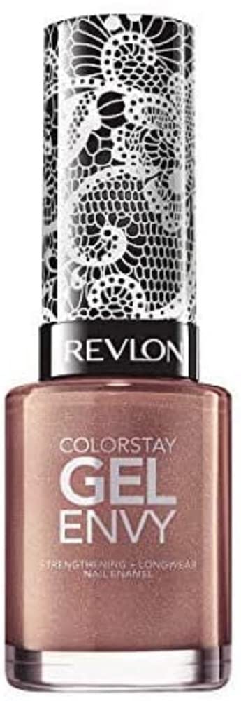 Amazon.com : Revlon ColorStay Gel Envy Longwear Nail Polish, with Built-in  Base Coat & Glossy Shine Finish, in Black/Grey, 520 Blackjack, 0.4 oz :  Beauty & Personal Care