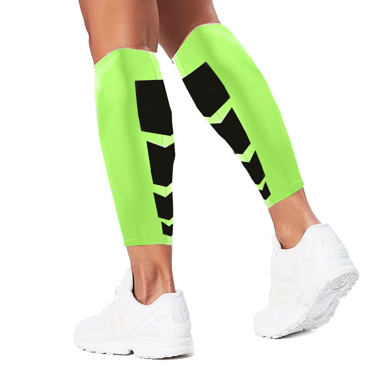 Gemx Calf Compression Sleeve Men & Women (1 Pair) Footless Calf