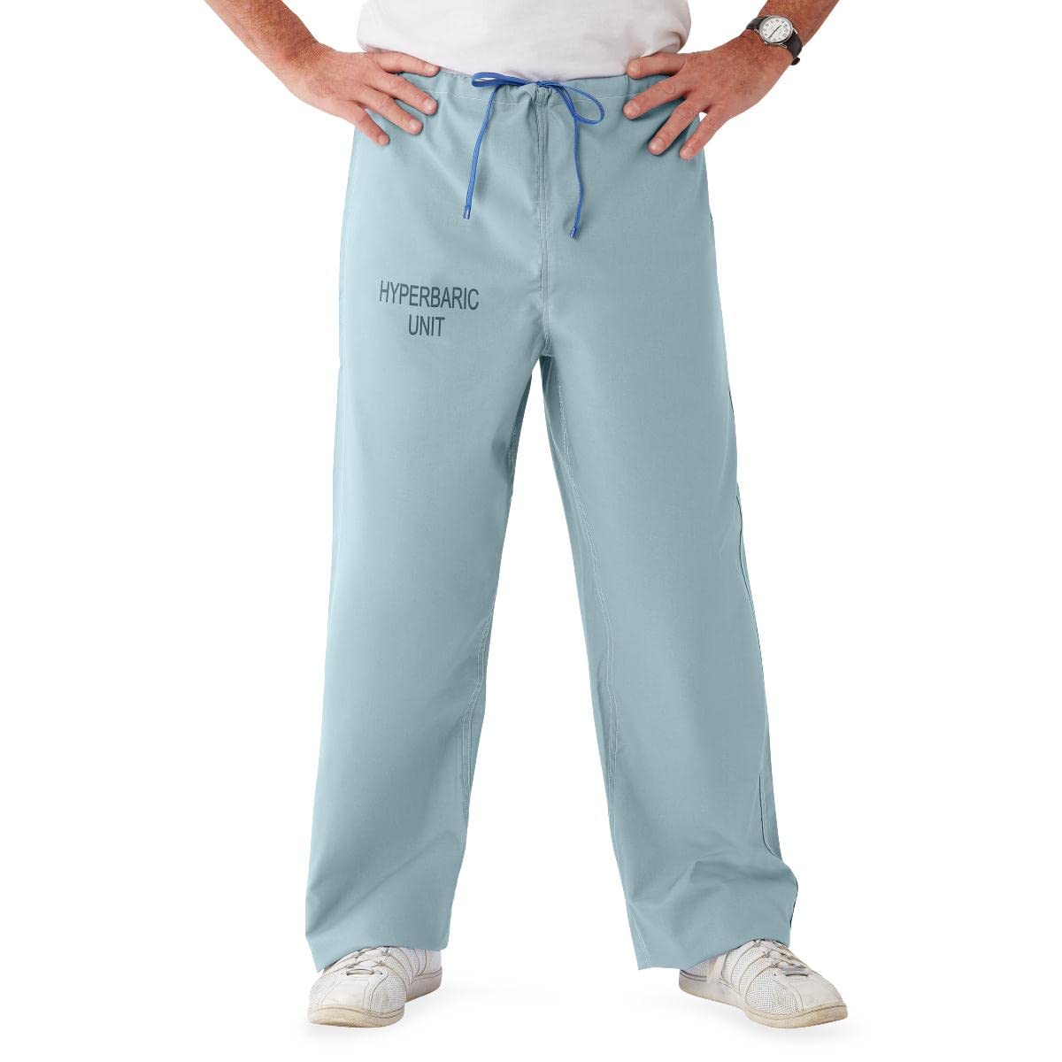 Medline 100%-Cotton Unisex Reversible Hyperbaric Drawstring Scrub