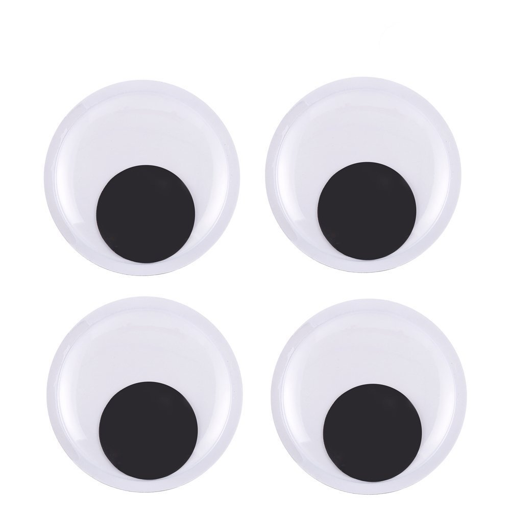 DECORA 6 Inch Large Wiggle Googly Eyes with Self Adhesive for Crafts Set of  4 Cd171s1p4