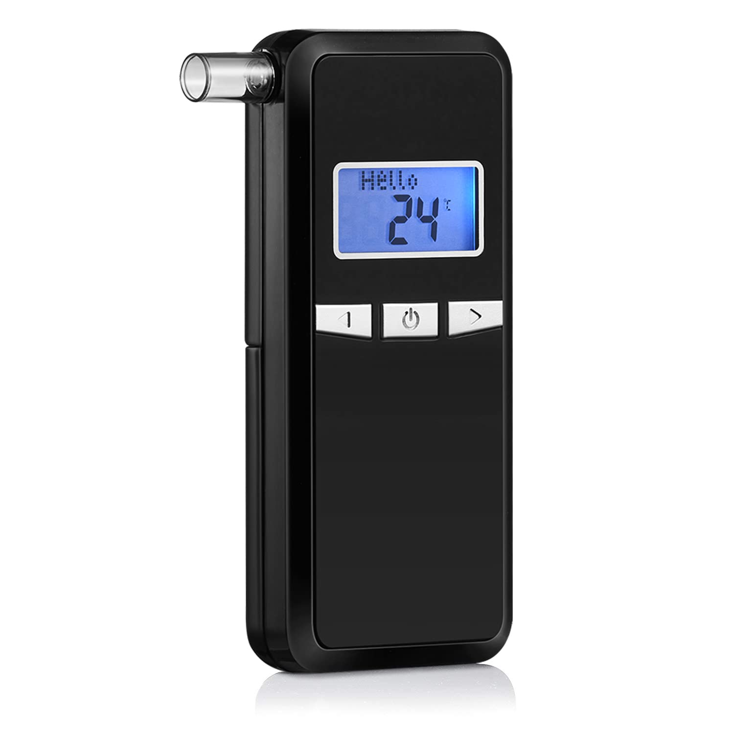 Breathalyzer & 10 Mouthpieces, Accurate Portable Handheld breathalyzer  Breath Alcohol Tester for Personal & Professional Use Digital LCD Display