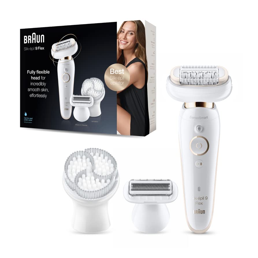 Braun Epilator Silk-pil 9 9-030 with Flexible Head, Facial Hair