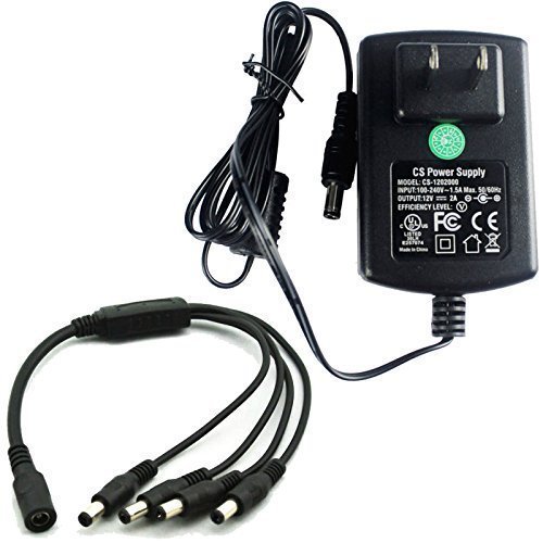 DC 12V 500MA 0.5A 2A Power Supply Adapter Transformer For LED Strip light  CCTV