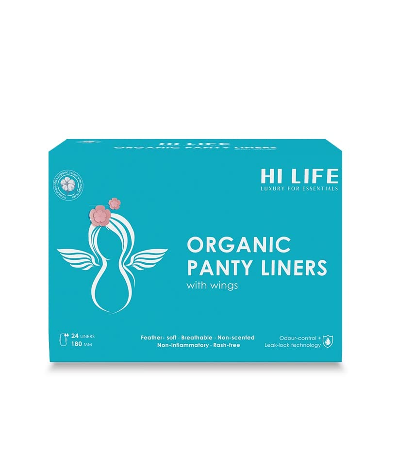 Hi Life Organic Panty Liners Daily Liners SuperSoft and Unique with